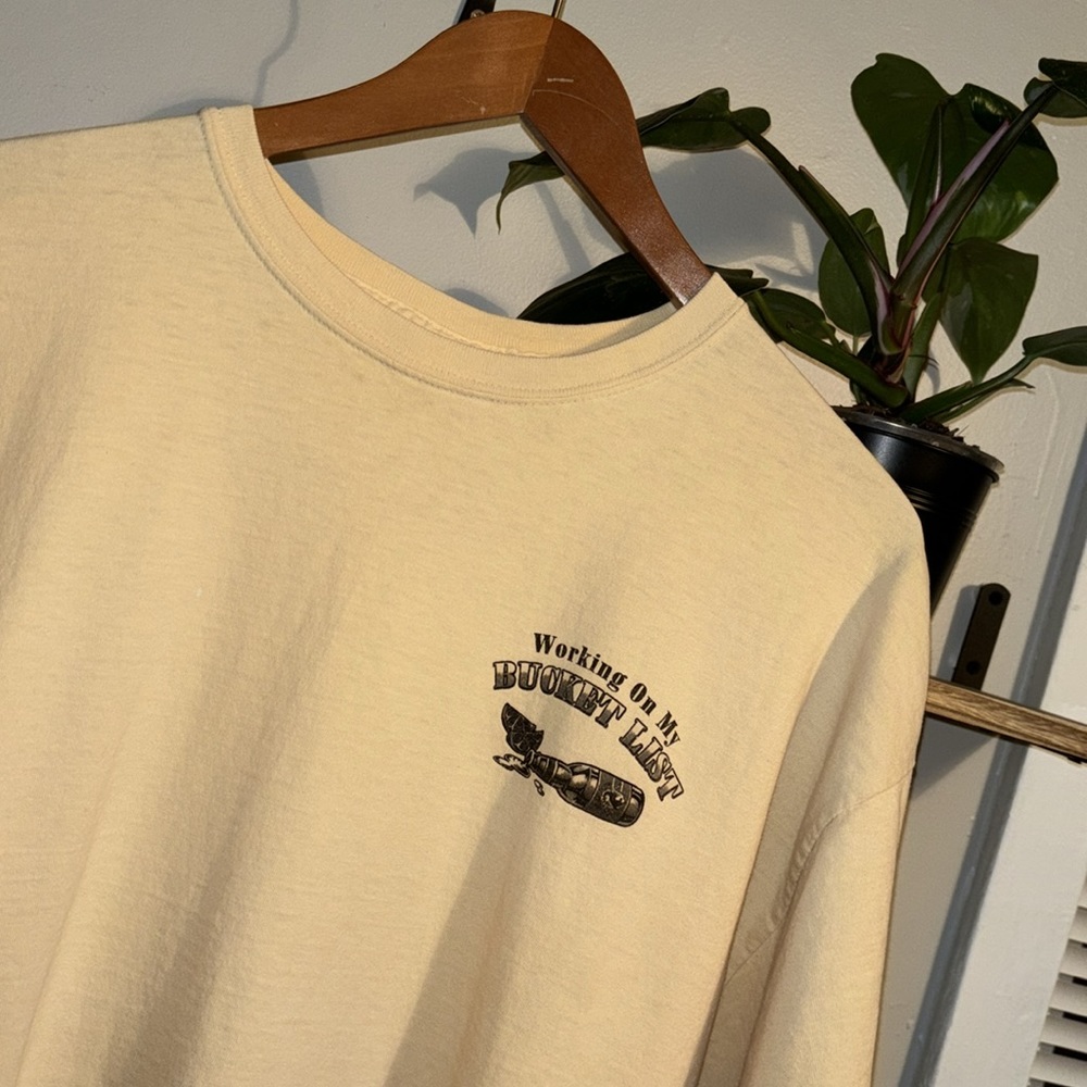 The Villages Florida "Working on my bucket list" Drinking T-Shirt XL - Picture 5 of 8